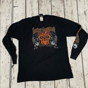 Harley - Davidson Motorcycles Wichita Kansas Long Sleeve Crewneck Tee tshirt